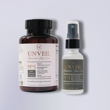 Hair Serum and Supplement Bundle