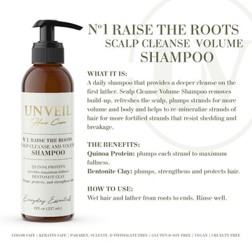 N° 1 Raise the Roots Scalp Cleanse Volume Shampoo - 8oz