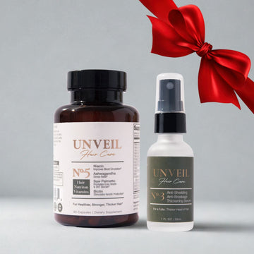 Hair Serum and Supplement Bundle